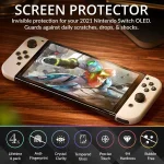 2.5D High Aluminum Tempered Glass Screen Protector, For Nintendo Switch OLED, For Nintendo Switch - Image 2