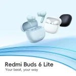 Xiaomi Redmi Buds 6 Lite Dual Microphone AI Call Wireless Bluetooth Earphone - Image 2