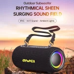 awei KA33 Portable Outdoor Waterproof Bluetooth Speaker Subwoofer, KA33 - Image 2