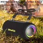 awei KA33 Portable Outdoor Waterproof Bluetooth Speaker Subwoofer, KA33 - Image 3