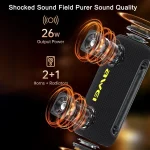 awei KA33 Portable Outdoor Waterproof Bluetooth Speaker Subwoofer, KA33 - Image 5