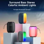 awei Y525 Portable Colorful Ambient Light Bluetooth Speaker, Y525 - Image 4