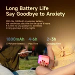 awei Y525 Portable Colorful Ambient Light Bluetooth Speaker, Y525 - Image 7