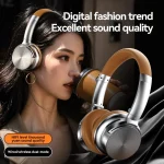 A53 Over-Ear Retro Metal ANC Active Noise Reduction Bluetooth Headset - Image 2