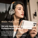 A53 Over-Ear Retro Metal ANC Active Noise Reduction Bluetooth Headset - Image 6