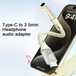 09U-JT Type-C to 3.5mm Earphone Audio Adapter, Type-C to 3.5mm - Image 2