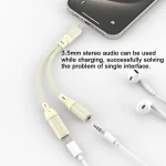 60W 2 in 1 Type-C to Type-C and 3.5mm Audio Adapter, Type-C to Type-C and 3.5mm - Image 4