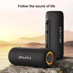 awei KA8 7W Portable Bluetooth Speaker with RGB Light, KA8 - Image 2
