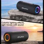 awei KA8 7W Portable Bluetooth Speaker with RGB Light, KA8 - Image 3