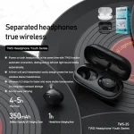 REMAX TWS-2S Bluetooth 5.0 Stereo True Wireless Bluetooth Earphone with Charging Box - Image 4