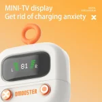 Dmooster D76 Cute Cartoon Digital Display Screen Bluetooth Earphones - Image 3