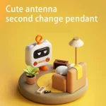 Dmooster D76 Cute Cartoon Digital Display Screen Bluetooth Earphones - Image 4