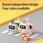 Dmooster D76 Cute Cartoon Digital Display Screen Bluetooth Earphones - Image 6