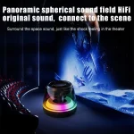 M2 Portable RGB Light Smart Bluetooth Speaker Magnetic Speaker Phone Holder, M2(Black), M2(White) - Image 8