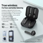 REMAX TWS-11 Bluetooth 5.0 True Wireless Bluetooth Stereo Music Earphone with Charging Box - Image 3