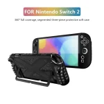 Detachable X-pattern Protective Case with Holder, For Nintendo Switch 2 - Image 2