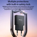 Yesido YC74 Ultra-thin 30W USB-C / Type-C Travel Charger, EU Plug, YC74 - Image 9