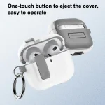 Automatic Switch Lock Bluetooth Earphone Shockproof Protective Case, For AirPods 4, For AirPods Pro 2 - Image 4