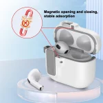 Automatic Switch Lock Bluetooth Earphone Shockproof Protective Case, For AirPods 4, For AirPods Pro 2 - Image 6