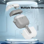 Automatic Switch Lock Bluetooth Earphone Shockproof Protective Case, For AirPods 4, For AirPods Pro 2 - Image 7