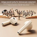 Original Lenovo TC3301 Wireless Bluetooth 5.3 Earphones, TC3301 (Black), TC3301 (White) - Image 4