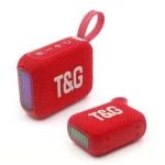 T&G TG445 Portable Stereo Subwoofer Bass RGB Light Wireless TWS BT Speaker