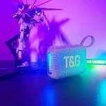 T&G TG445 Portable Stereo Subwoofer Bass RGB Light Wireless TWS BT Speaker - Image 8