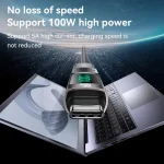 Yesido GS24 100W USB-C / Type-C to USB-C / Type-C Aluminum Alloy Digital Display Adapter, Type-C to Type-C - Image 5