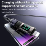 Yesido GS25 27W USB-C / Type-C to 8 Pin Aluminum Alloy Digital Display Adapter, Type-C to 8 Pin - Image 5