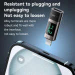 Yesido GS25 27W USB-C / Type-C to 8 Pin Aluminum Alloy Digital Display Adapter, Type-C to 8 Pin - Image 8