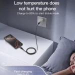 Yesido CA129C 18W 3A USB to USB-C / Type-C Charging Data Cable, Length: 1.2m, CA129C - Image 6