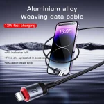 Yesido CA129L 12W 2.4A USB to 8 Pin Charging Data Cable, Length: 1.2m, CA129L - Image 2