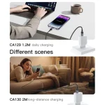 Yesido CA129L 12W 2.4A USB to 8 Pin Charging Data Cable, Length: 1.2m, CA129L - Image 10