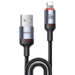 Yesido CA130L 12W 2.4A USB to 8 Pin Charging Data Cable, Length: 2m, CA130L