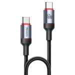 Yesido CA181 PD60W 3A USB-C / Type-C to USB-C / Type-C Charging Data Cable, Length: 1.2m, CA181