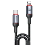 Yesido CA184 PD27W 3A USB-C / Type-C to 8 Pin Charging Data Cable, Length: 2m, CA184