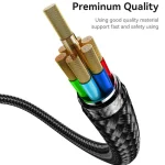 Yesido CA184 PD27W 3A USB-C / Type-C to 8 Pin Charging Data Cable, Length: 2m, CA184 - Image 4