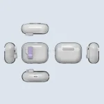 Ice Crystals Wireless Earphones Case with Magnetic Switch, For AirPods Pro 2, For AirPods Pro - Image 3