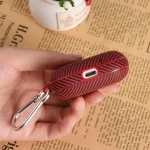 Carbon Fibre Texture PU Earbuds Box PC Case with Hook, For AirPods 4, For AirPods Pro 2, For AirPods 3, For AirPods Pro, For AirPods 1 / 2 - Image 6