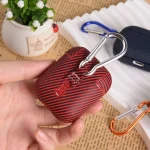 Carbon Fibre Texture PU Earbuds Box PC Case with Hook, For AirPods 4, For AirPods Pro 2, For AirPods 3, For AirPods Pro, For AirPods 1 / 2 - Image 7