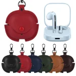 Business Leather Earphone Protective Case with Hook, For Redmi Buds 6 Lite - Image 2