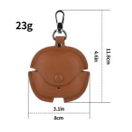 Business Leather Earphone Protective Case with Hook, For Redmi Buds 6 Lite - Image 3