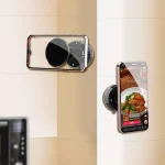 CTT26 Foldable Vacuum Magnetic Suction Cup Kitchen Phone Holder - Image 2