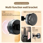 CTT26 Foldable Vacuum Magnetic Suction Cup Kitchen Phone Holder - Image 3
