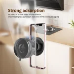 CTT26 Foldable Vacuum Magnetic Suction Cup Kitchen Phone Holder - Image 4