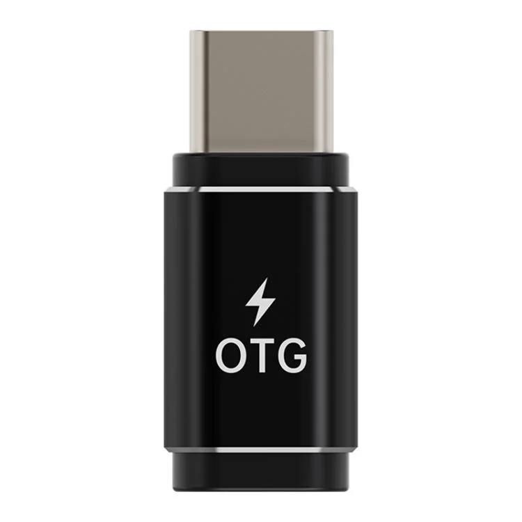 8 Pin to Type-C OTG Adapter, 8 Pin to Type-C(Black)