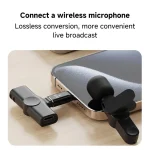 8 Pin to Type-C OTG Adapter, 8 Pin to Type-C(Black) - Image 3