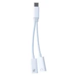 2 in 1 Type-C Male to Type-C Charging and Type-C Audio Female Earphone Adapter, Type-C - Image 2