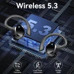 Q38 Ear-mounted LED Digital Display Wireless Bluetooth Earphone - Image 4