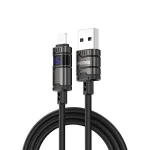 REMAX C01-AL 3A USB to 8 Pin Nylon Braided Data Cable, Length: 1.2m, USB to 8 Pin